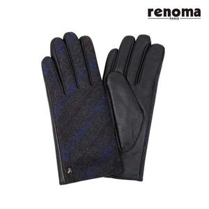 [레노마(장갑)]스마트터치 패치 여성 가죽장갑 RU-22921