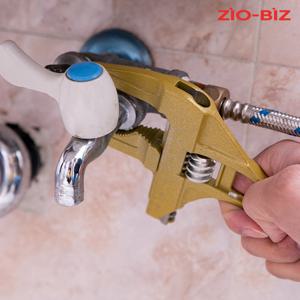 양면 몽키 스패너 골드/와이드 경량 파이프렌치 배관 수리 공구