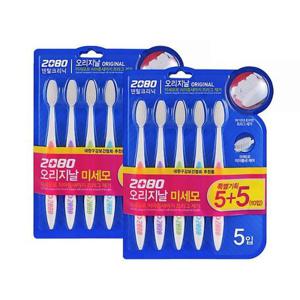 [애경]애경 2080 오리지날 칫솔 미세모 5+5입 칫솔
