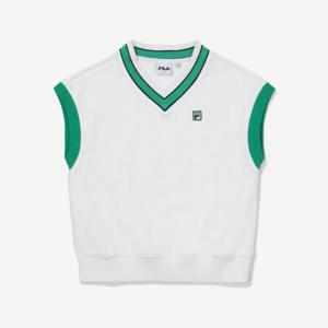 [휠라키즈] 와펜 니트 베스트 (FK2VTF1201X_OWH)