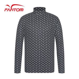 [팬텀] 남성 로고 패턴 반목 긴팔 이너 티셔츠