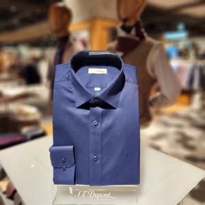 듀퐁셔츠 SE4SM21LS353SNY 24SS 순면 140수 하이퀄리트 네이비 슬림 핏 셔츠