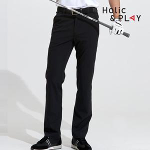 홀릭앤플레이 남성 매직 밴딩 골프바지 HA2MPT001BK