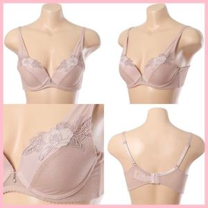 [비비안(언더웨어)]예쁜가슴 가슴골 만들어주는 볼륨업 쉬폰패치 몰드 브래지어 BR1820A