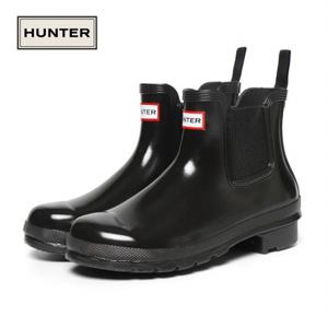 [헌터] 우먼스 오리지널 첼시 글로스 레인부츠 블랙 WFS2078RGL-BLK