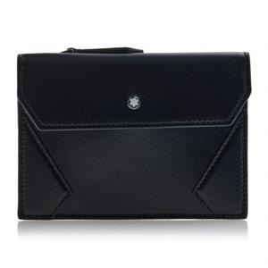 [몽블랑] 남성 블랙 레더 코인 카드지갑 129907 BLACK