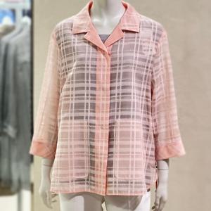 [벨리시앙]체크 린넨 블렌드 재킷(2color) JK3221