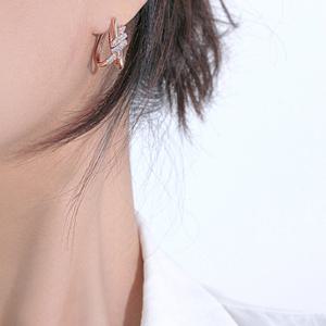 [루브르파리] 14k G.F 골드 벤다 매듭 원터치 링 귀걸이 EA3069