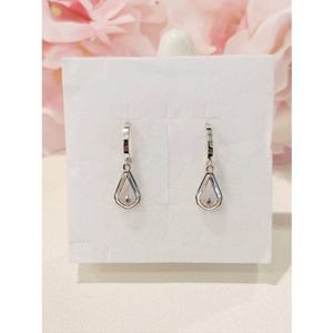 미니골드 14k 에데스 화이트골드 귀걸이 EJCM4085