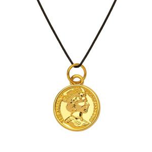 [한국금다이아몬드] 순금 실크 줄 목걸이 24K 할로우 볼륨 통통 엘리자베스 (소)