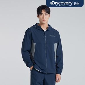 디스커버리 컬러블럭 우븐 트레이닝 자켓 (D/NAVY) DXTR25044-NYD