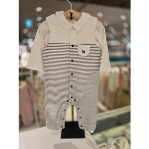 [블루독베이비] (NY)포켓퀼팅세트우주복 (44C7004101)24FW 신생아선물 바디수트 백일 이모 조카