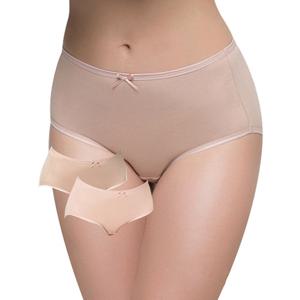 제임스딘 여성 편한 맥시 면 스판 삼각 팬티 3매