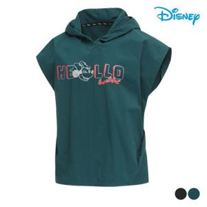 [디즈니]여성 캐릭터 후드 조끼 트레이닝 점퍼 DO1LTW002