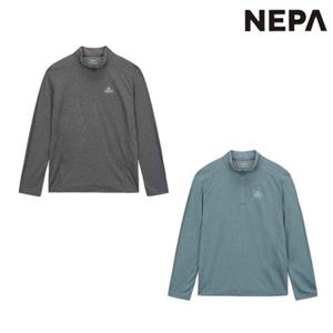 [네파]7K55422 남성 가을 간절기 등산 캠핑 폴라텍 파워울 긴팔 집업 티셔츠