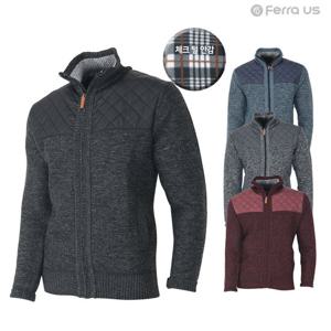 [GS] 페라어스 남성 골프 니트 부분패딩 점퍼 COBN6040W1