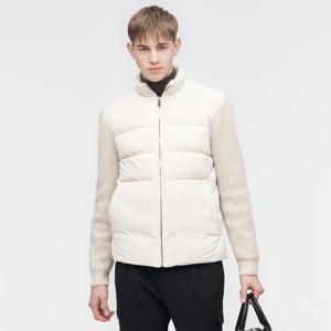 [링스] 남성 타운 니트소매 다운점퍼 L11D3JP135_IV