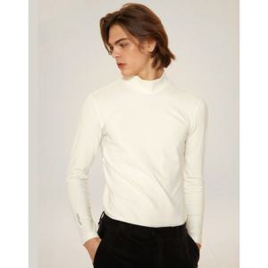 헤지스 골프 24FW 품절임박화이트 남성 AR 이너 티셔츠 HUTS4D702OW