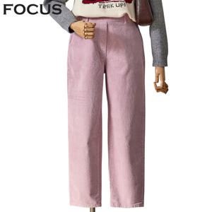 [포커스]뒷밴딩 배기 골덴 바지_FW4J7PT0070