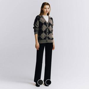 [지오다노/본사] 414925 여자 기모 슬림 스트레이트핏 풀밴딩 팬츠