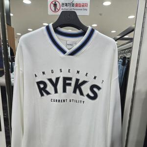 [써드케이]레이 아플리케 브이넥 MO3T658 001_DG