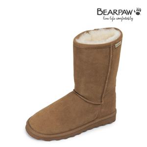 [베어파우(슈즈)]ELLE SHORT 여성 양모 어그 부츠 2367002QD-W 카멜 3센치