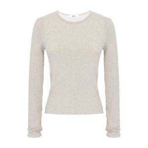 [에이비에프지]솔리드 라운드넥 울 긴팔 티셔츠 APY4ZK32J