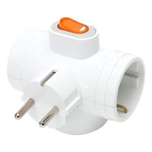 평화멀티콘셋트/멀티탭 T형 스위치-3구 - 38465