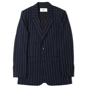 아미 수트 자켓 FBV030WV0006492 NAUTIC BLUE NATURAL WHITE DOM