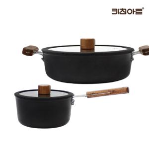 키친아트 포르트 인덕션냄비 논스틱코팅 냄비세트 2종C 편18+전24