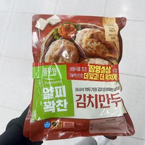 [에이알비티] 풀무원 얄피꽉찬 김치만두 400g x 2개 P0037_0241