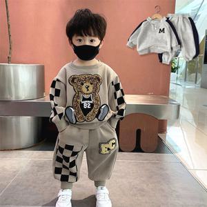 [엠케이] M마크곰돌이 아동 맨투맨 조거팬츠 상하복세트 205547