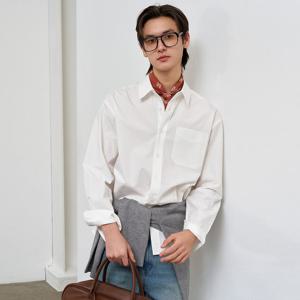 MAN 루즈핏 베이직 셔츠 [WHITE] / SBE1M03001