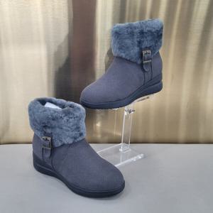 [무크]무크  여성정장, 캐쥬얼 322616  회색 3.5cm 세무앵글부츠