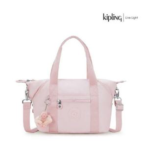 [키플링]키플링 10리터 토트 숄더 크로스백 아트미니 핑크 샤인 KPABT01 PKSN