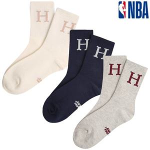 [엔비에이]남여공용 마이애미히트 이니셜 크루삭스 발목양말 (N255AO227P)