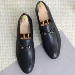 소가죽 구두 남성용 비죠장식 정장화 로퍼 키높이신발