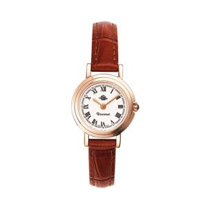 [마션틴트(잡화)][로즈몽] 공식수입 스위스메이드 여성 가죽시계 RS75-06BR