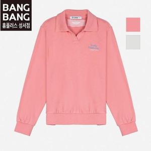 뱅뱅 HC04 가을여성오픈카라 맨투맨 긴팔티셔츠 CTK675