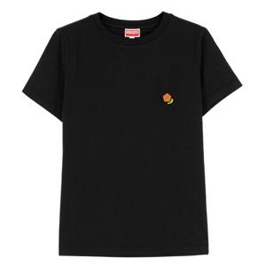 겐조 여성 팝 자수 반팔 티셔츠 BLACK FF52TS1674SO99J