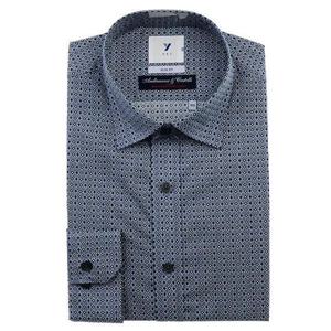 [예작]YJESUA015_안드레아짜 스몰프린트 슬림핏 긴소매