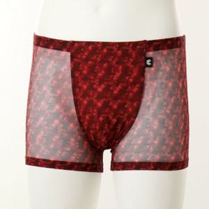 [와코루] 역동적 기하나염 망사 남성드로즈  (WMP2417-RD)