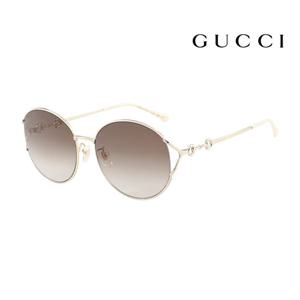 (국내당일발송) 구찌 명품 선글라스 GG1017SK 003 라운드 메탈 여자