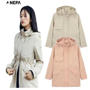 [네파] 여성 안유진 코트형 바람막이 듀라이크 2L 데일리 방수코트 방수자켓 7L20561
