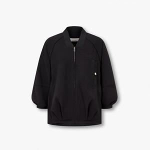 보브  (7155220005) 드로스트링 헴 저지 크롭 점퍼