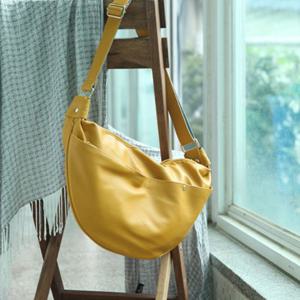 캐주얼 슬링백 여성 패션 메신저백 가방 머스타드