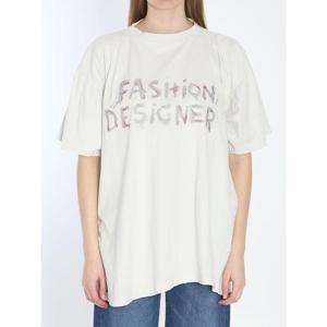 발렌시아가 반팔 티셔츠 824285 WHITE