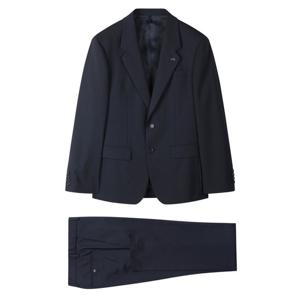 [커스텀멜로우]실크 블렌디드 투톤 네이비 수트 CWFBX24201NYX LO