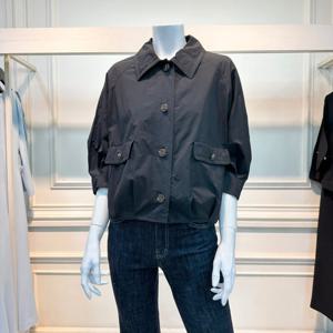 [린]카라넥 7부 핀턱 점퍼(LCJPPE0100/블랙)_DG