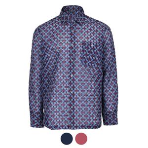 [파파브로]남성 시원한 잔패턴 긴팔 카라셔츠 YD-SHA-290,1